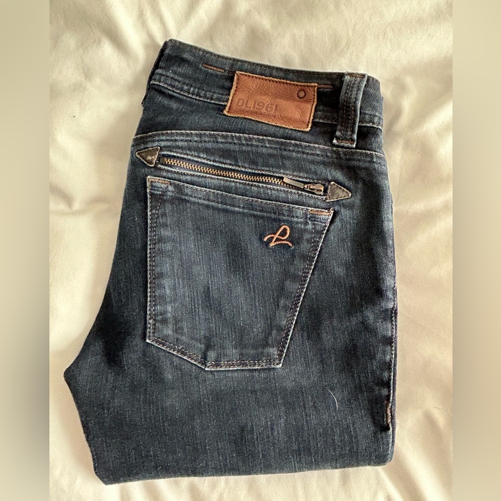 DL1961 back zipper Jessica fit dark wash